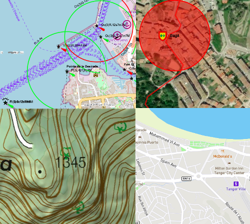 Seguimiento de mapas de control GPS